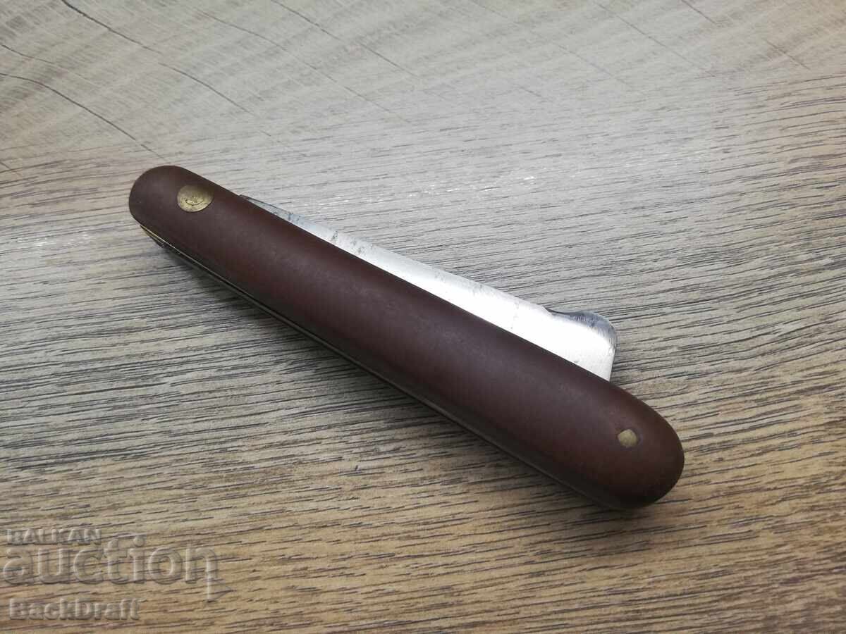 Old Soc Bulgarian Pocket Knife Terna Veliko Tarnovo - 6