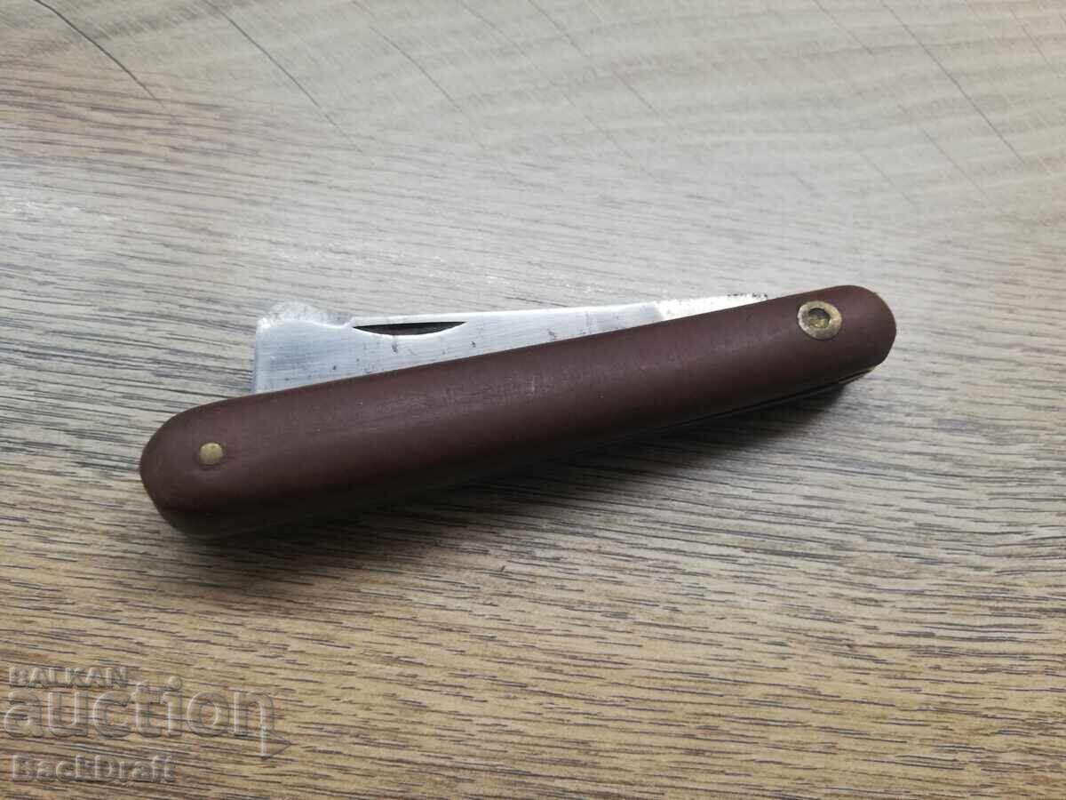 Old Soc Bulgarian Pocket Knife Terna Veliko Tarnovo - 7