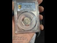 1лв 1925г с черта PCGS MS64