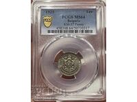 1 nivel 1925 cu marca PCGS MS64