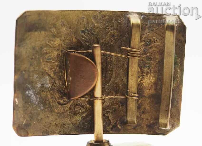 Delivery of RUSSIA - Belt buckle on a marble base, circa 1900