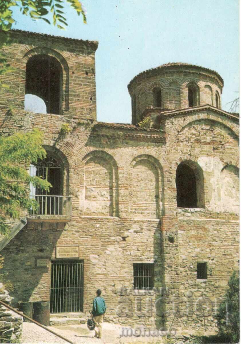 Old postcard - Asenovgrad, Asenov Fortress - the church Old postcard - Asenovgrad, Asenov Fortress - the church