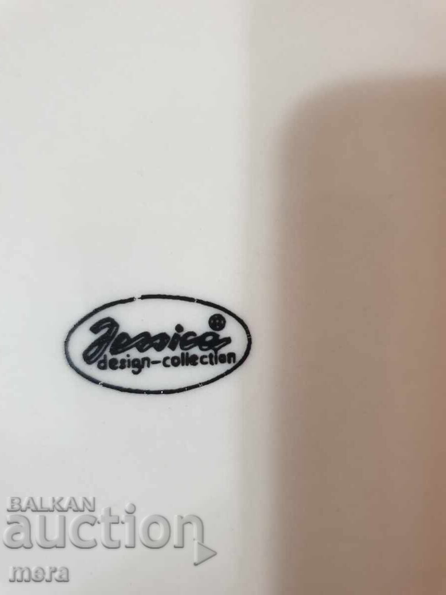 Porcelain coffee, tea, milk service with goose decor - 7 Porcelain coffee, tea, milk service with goose decor - 7