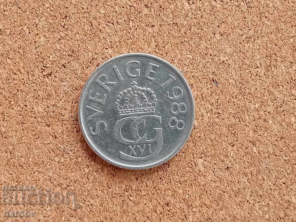 Suedia 5 coroane 1988 cu preț € 0.50 | 0.98 BGN