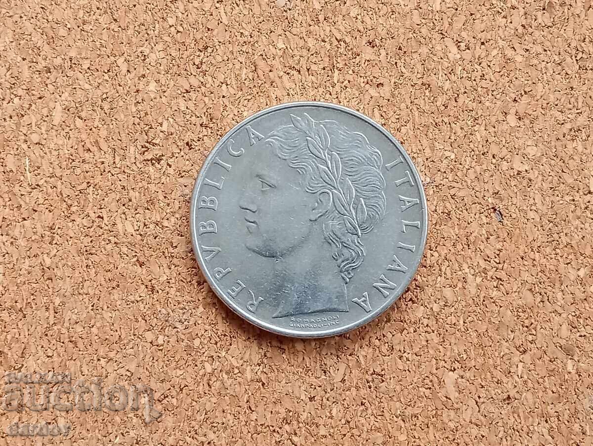 Италия 100 лири 1957 год. с цена € 0.40 | 0.78 лв.