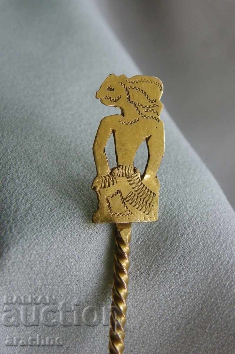 Gilded silver sugar spoon, Indonesia with price 60.00 BGN | € 30.68