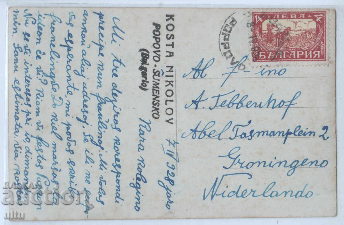 Bulgaria, Alley in the City Garden, RPPC, traveled with price 49.90 BGN | € 25.51 Bulgaria, Alley in the City Garden, RPPC, traveled with price 49.90 BGN | € 25.51