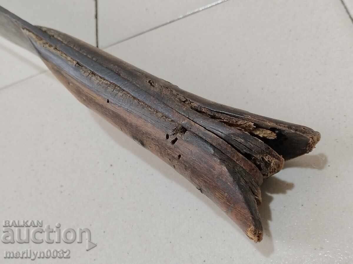 Auction  Macedonian shepherd's knife without scabbard, made of satyr horn