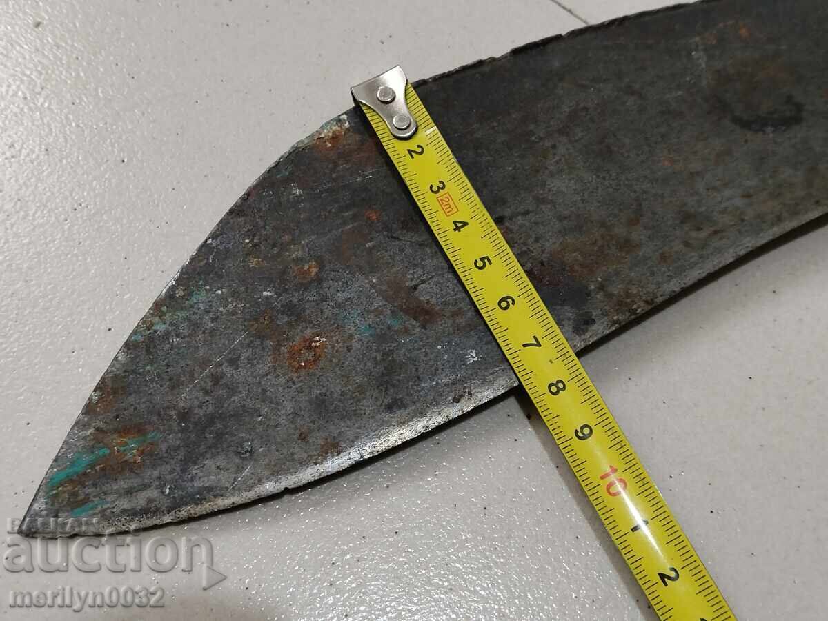 Macedonian shepherd's knife without scabbard, made of satyr horn - 6