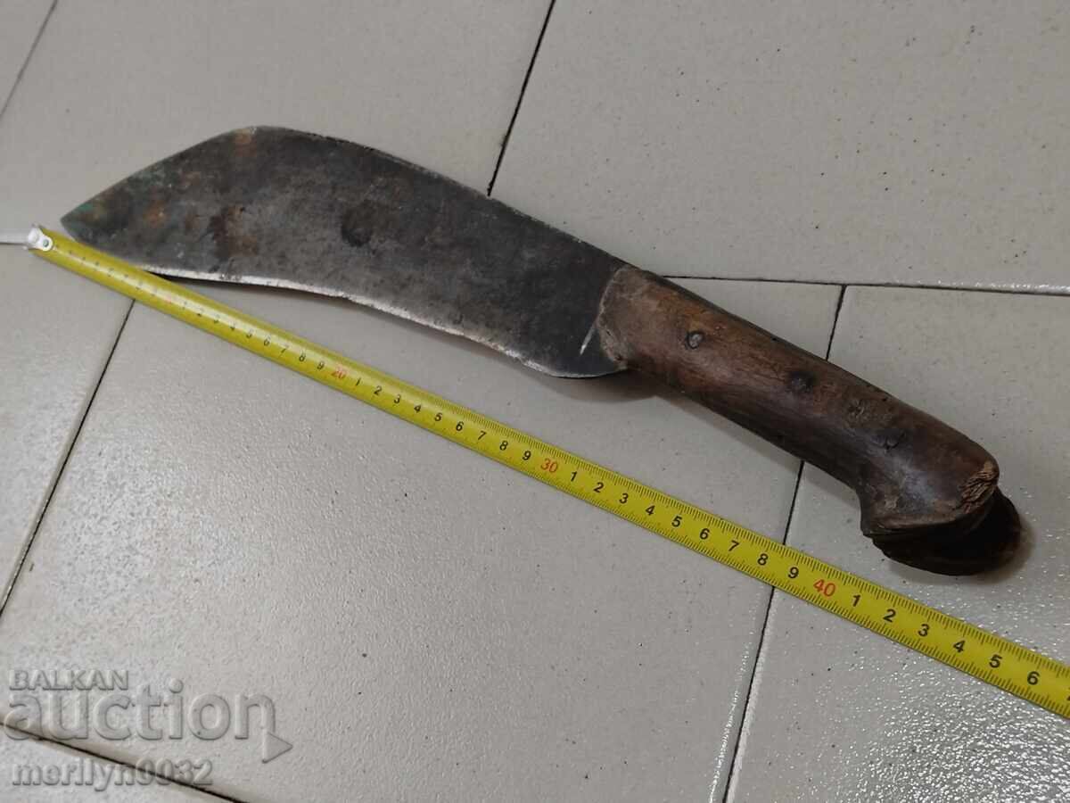 Macedonian shepherd's knife without scabbard, made of satyr horn - 7