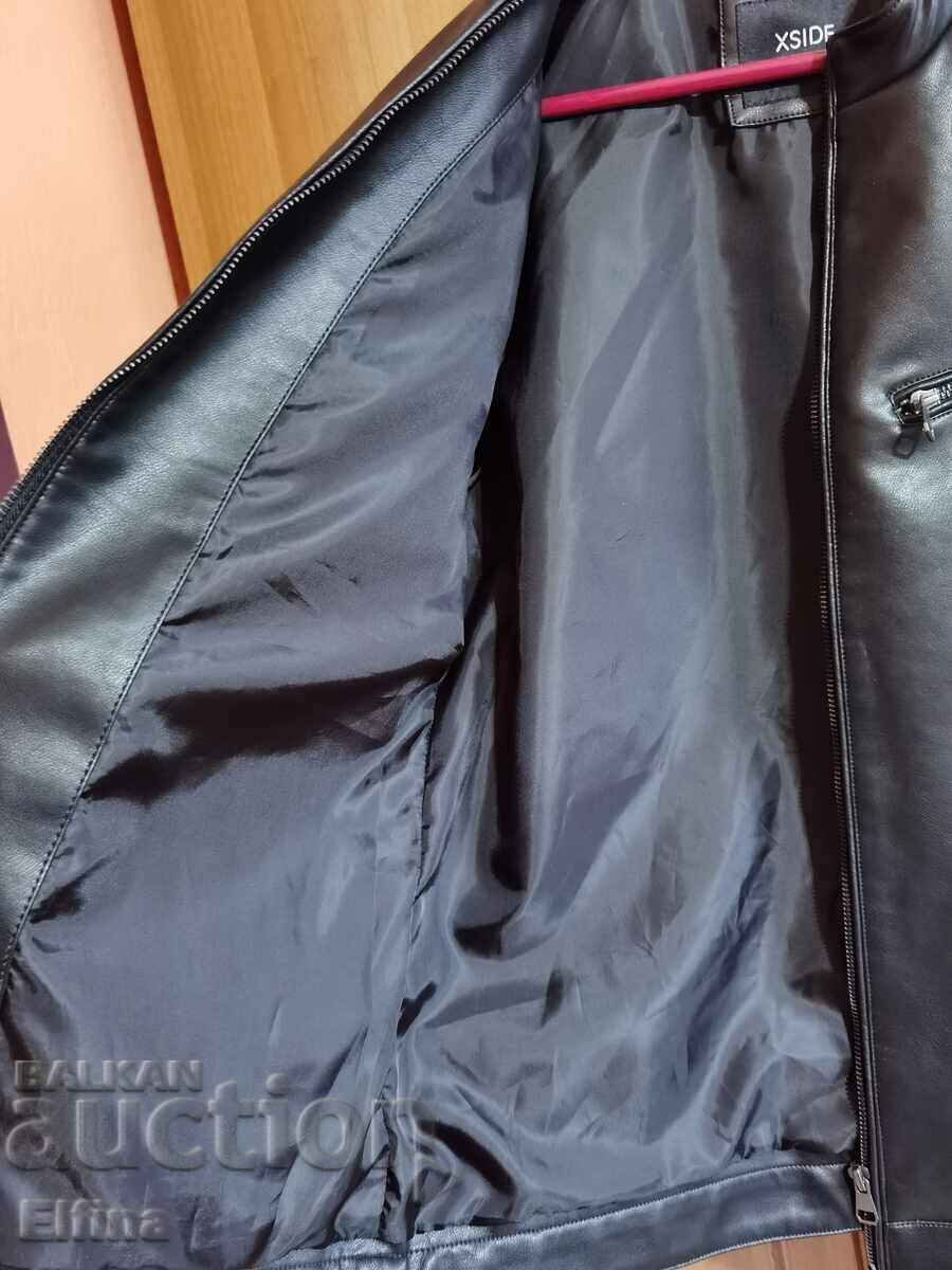 Geaca de piele pentru barbati XSIDE - noua - 6 Geaca de piele pentru barbati XSIDE - noua - 6
