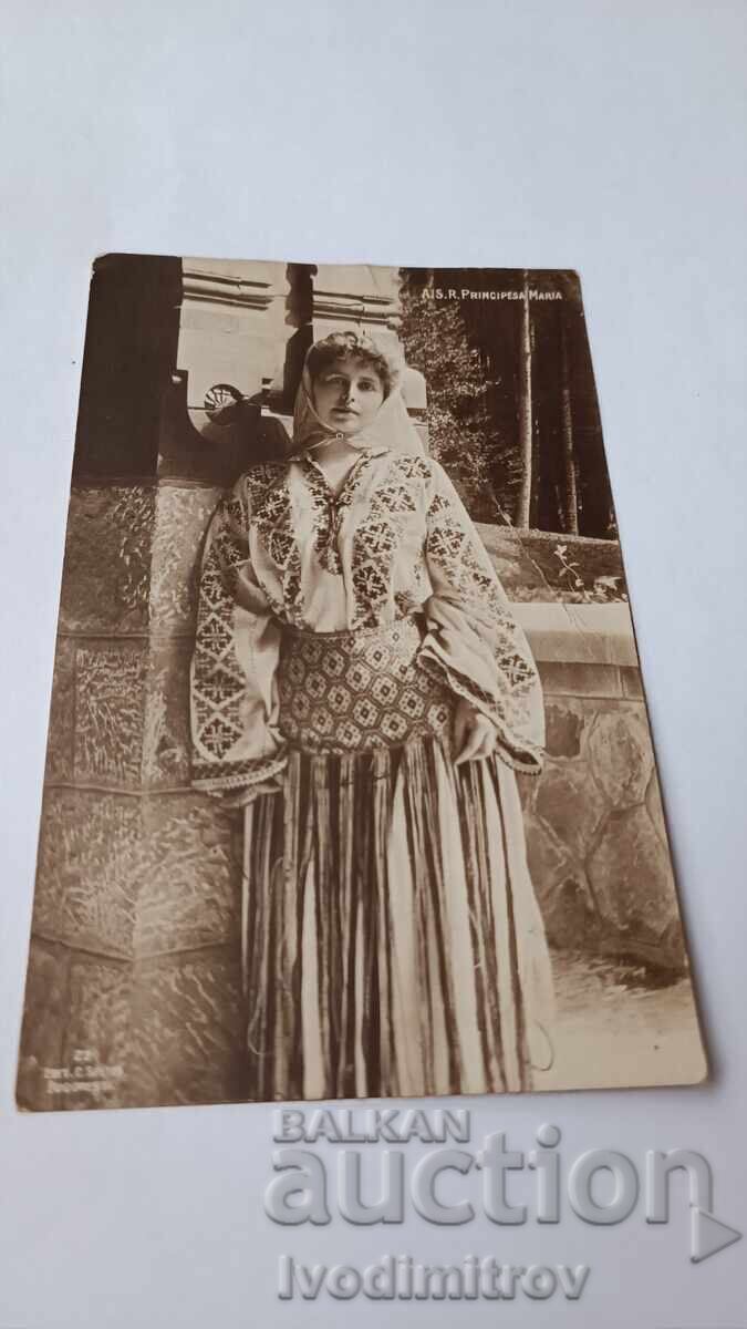 Postcard A. S. R. Principesa Maria 1916 Postcard A. S. R. Principesa Maria 1916