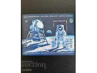 Bloc, timbre-Cercetare spatiala (fara perforare)-1990.