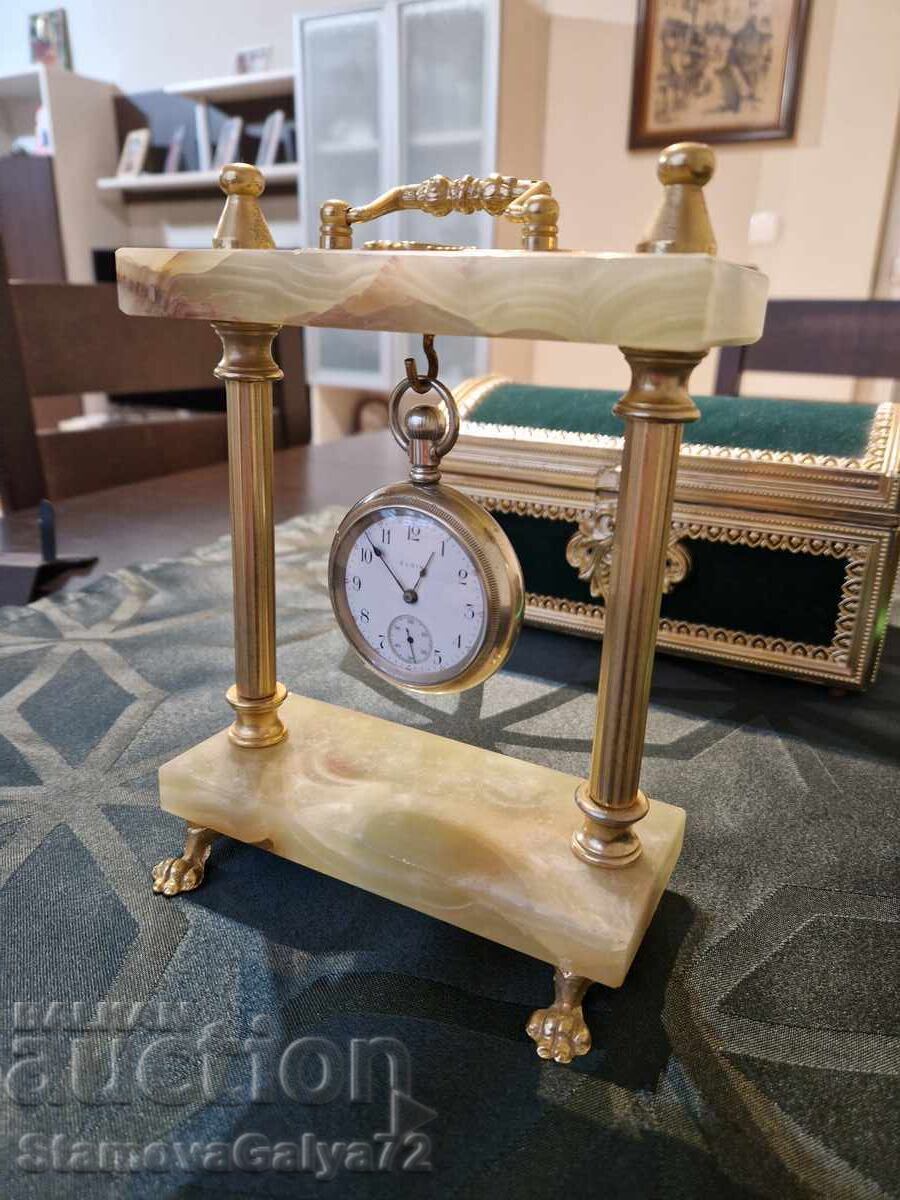 Δημοπρασία Αντικέ συλλεκτικό αμερικανικό ρολόι τσέπης ELGIN Δημοπρασία Αντικέ συλλεκτικό αμερικανικό ρολόι τσέπης ELGIN