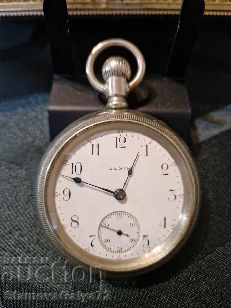 Αντικέ συλλεκτικό αμερικανικό ρολόι τσέπης ELGIN - 5 Αντικέ συλλεκτικό αμερικανικό ρολόι τσέπης ELGIN - 5