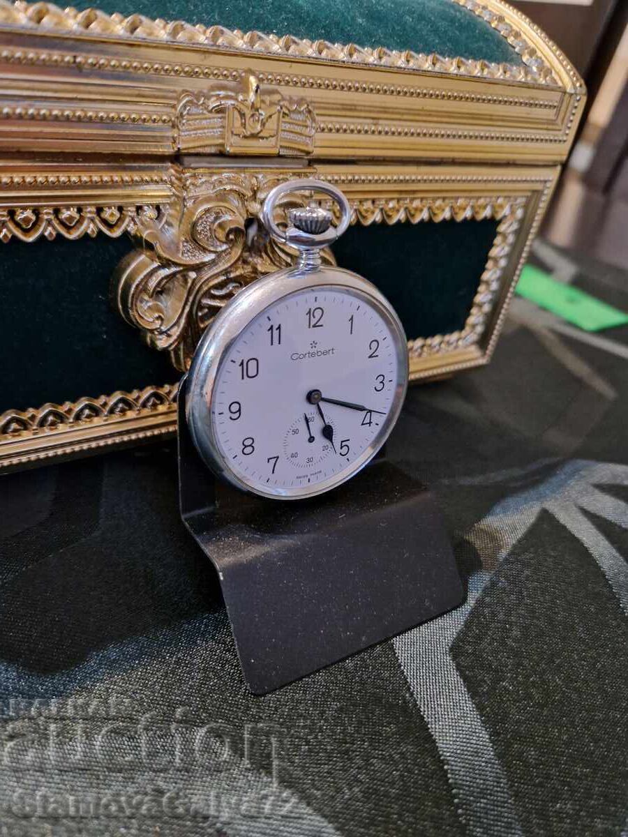 Beautiful antique Swiss pocket watch CORTEBERT - 5