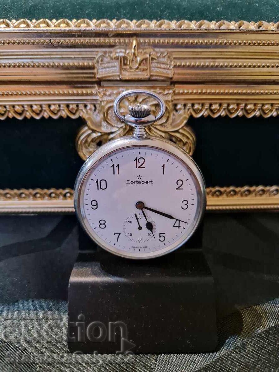 Beautiful antique Swiss pocket watch CORTEBERT - 6