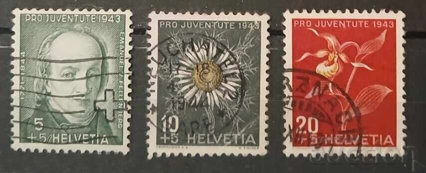 Switzerland 1943 People/Flowers