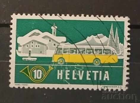 Elveția 1953 Clădiri/Mașini