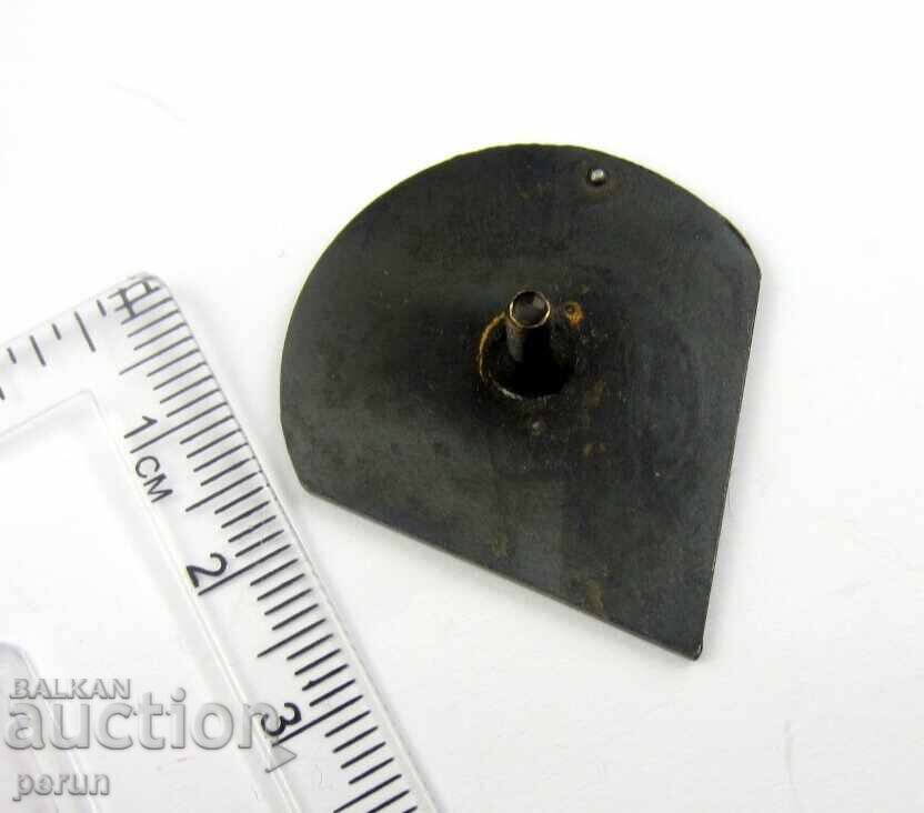 Auction Polish Sign-Automobile Rally Druzhba-1977-Enamel-Screw Auction Polish Sign-Automobile Rally Druzhba-1977-Enamel-Screw