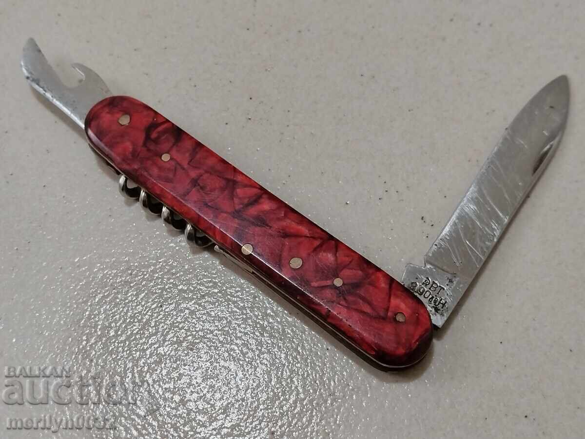 Old social knife Veliko Tarnovo Sickle and hammer knife NRB - 7 Old social knife Veliko Tarnovo Sickle and hammer knife NRB - 7