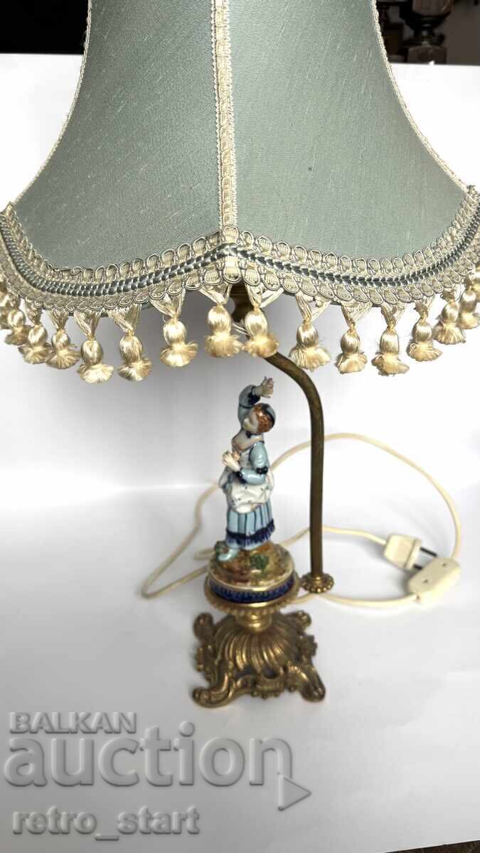 Night lamp, vintage porcelain figure with price 70.00 BGN | € 35.79 Night lamp, vintage porcelain figure with price 70.00 BGN | € 35.79
