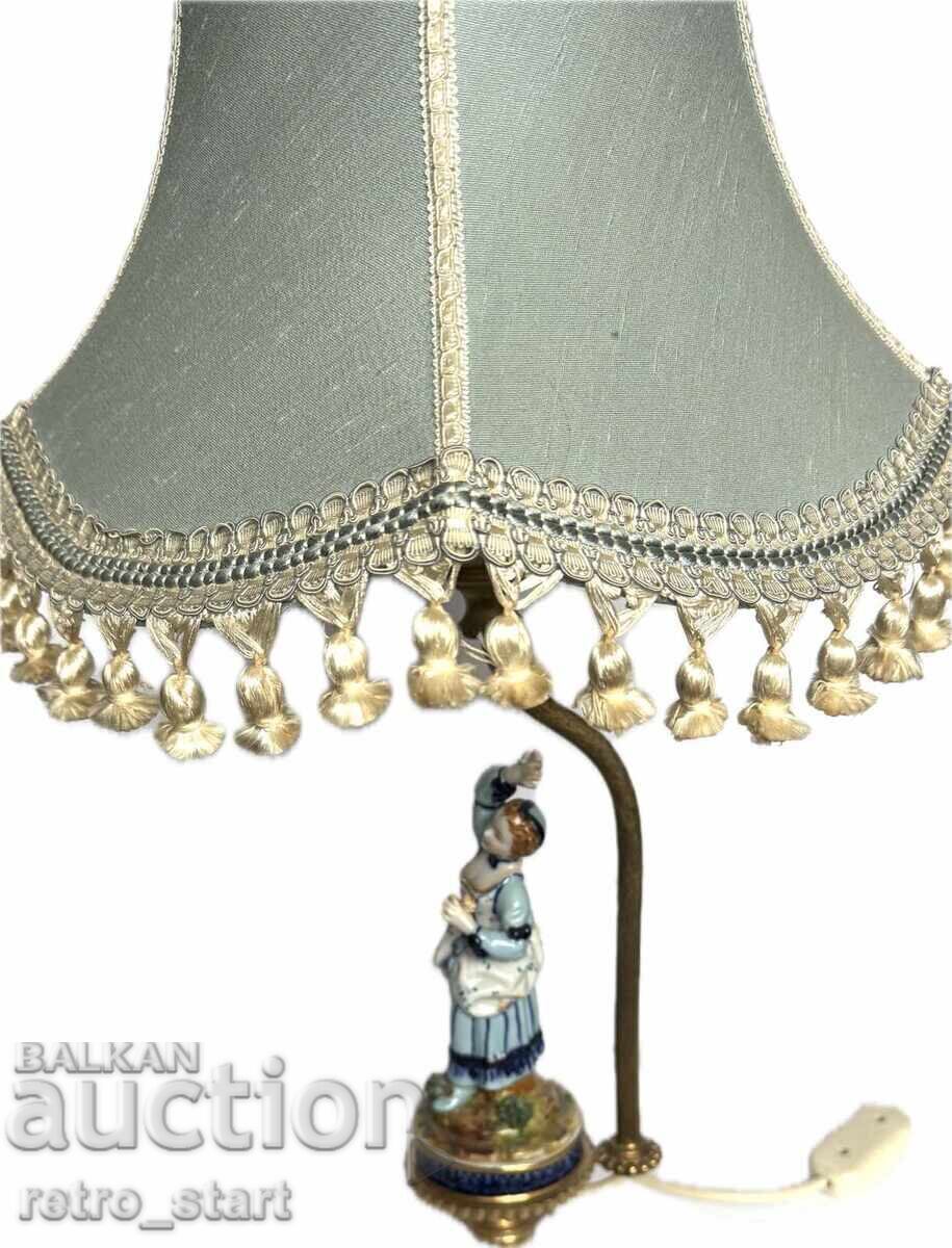 Night lamp, vintage porcelain figure - 6 Night lamp, vintage porcelain figure - 6