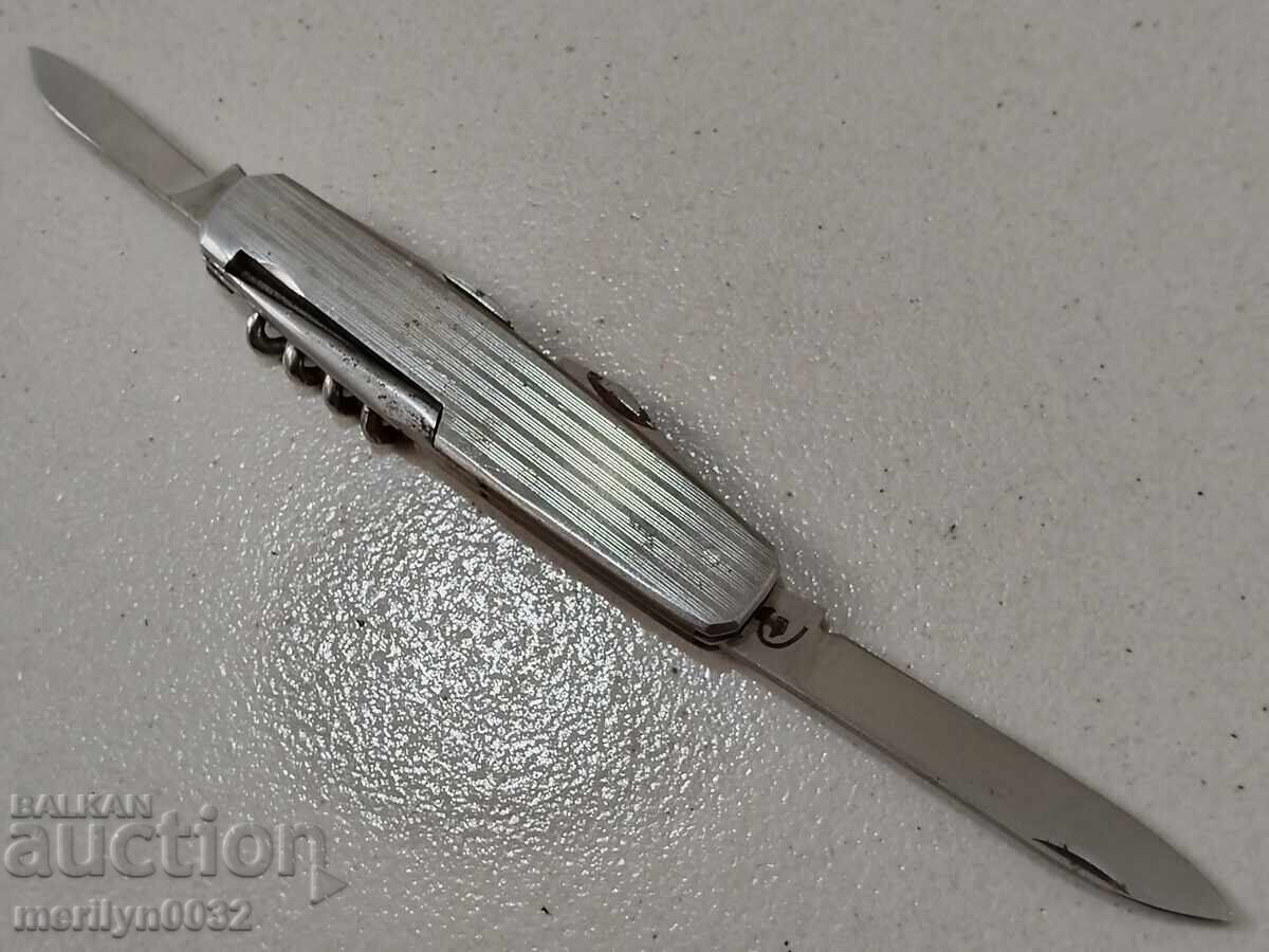 Old social knife Veliko Tarnovo Sickle and hammer knife NRB - 5 Old social knife Veliko Tarnovo Sickle and hammer knife NRB - 5