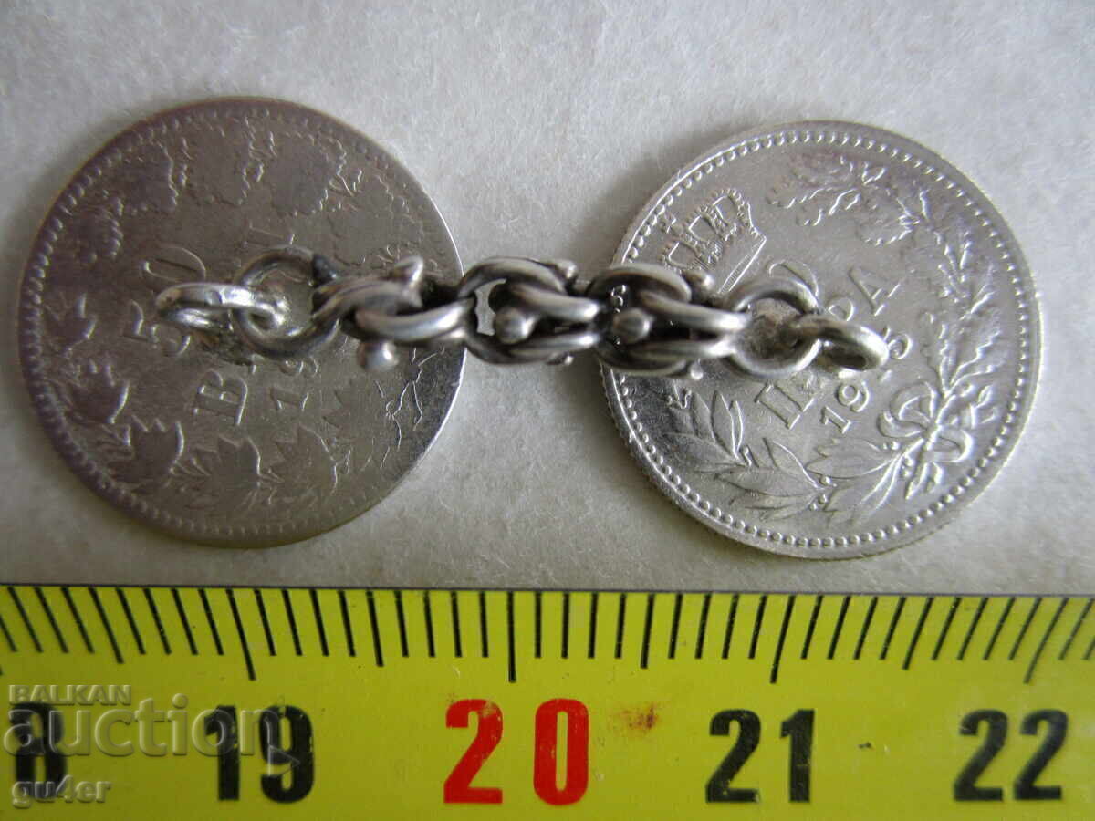 ❌❌Mâneci de 2 monede de argint, 50 bani 1900+50 pentru 1915❌❌ cu preț € 19.00 | 37.16 BGN
