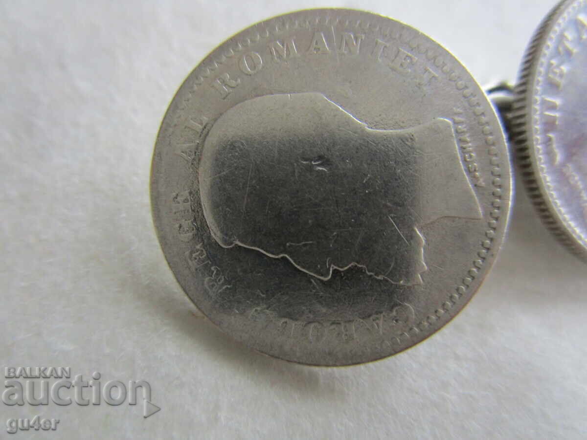 ❌❌Mâneci de 2 monede de argint, 50 bani 1900+50 pentru 1915❌❌ - 5 ❌❌Mâneci de 2 monede de argint, 50 bani 1900+50 pentru 1915❌❌ - 5