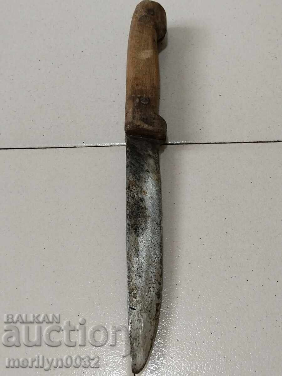 An old hand-forged butcher's knife without a handle dagger kulak - 7 An old hand-forged butcher's knife without a handle dagger kulak - 7