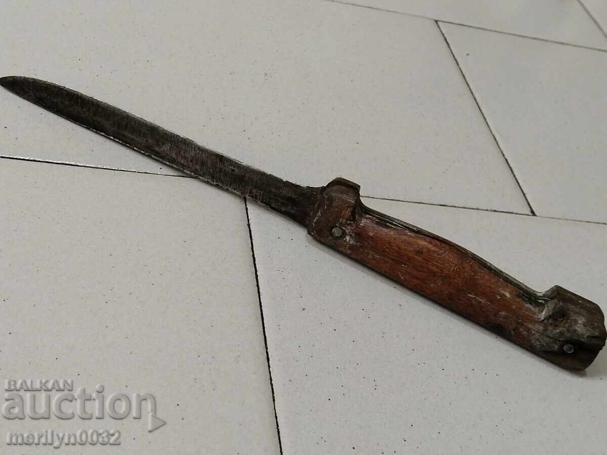 An old hand-forged butcher's knife without a handle dagger kulak - 6 An old hand-forged butcher's knife without a handle dagger kulak - 6