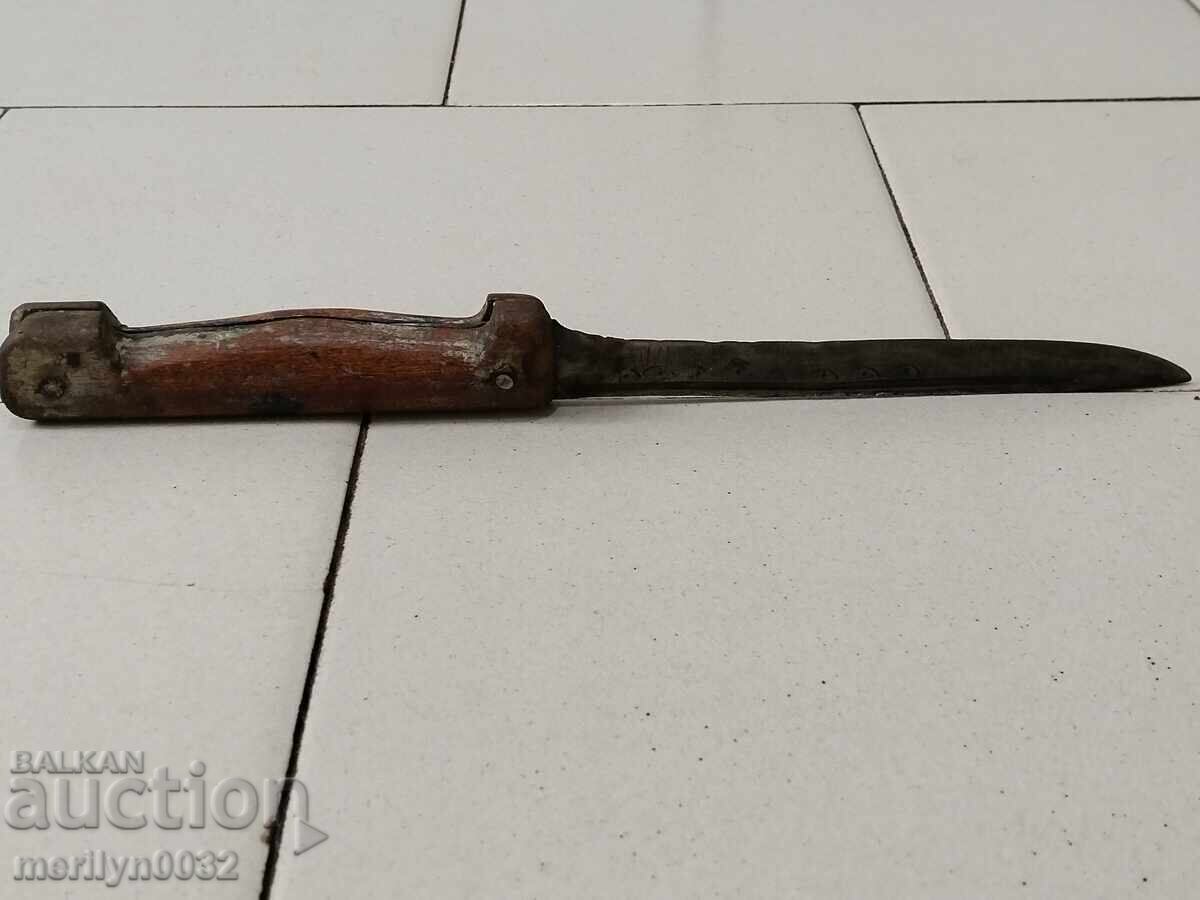 An old hand-forged butcher's knife without a handle dagger kulak - 7 An old hand-forged butcher's knife without a handle dagger kulak - 7