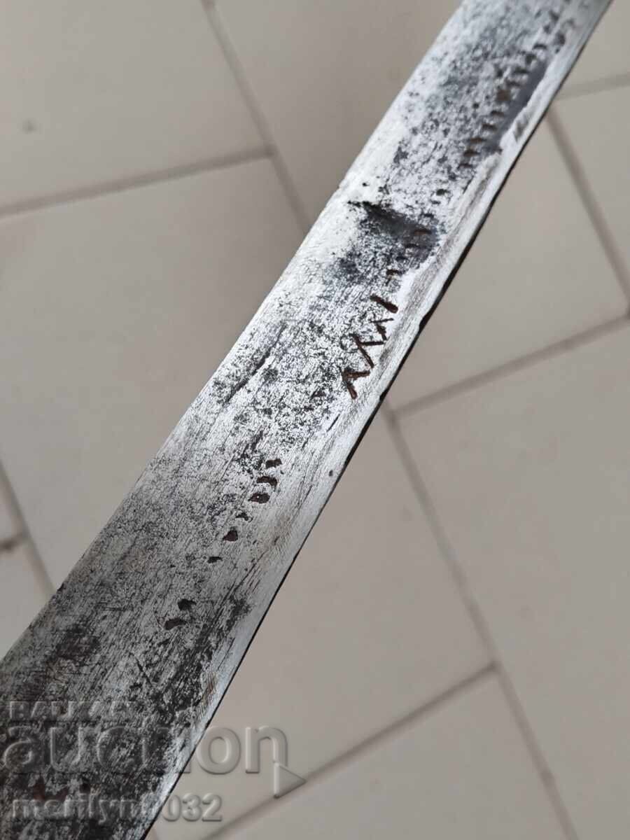 Auction Old Buyunovski knife dated 1888 karakulak kama Auction Old Buyunovski knife dated 1888 karakulak kama