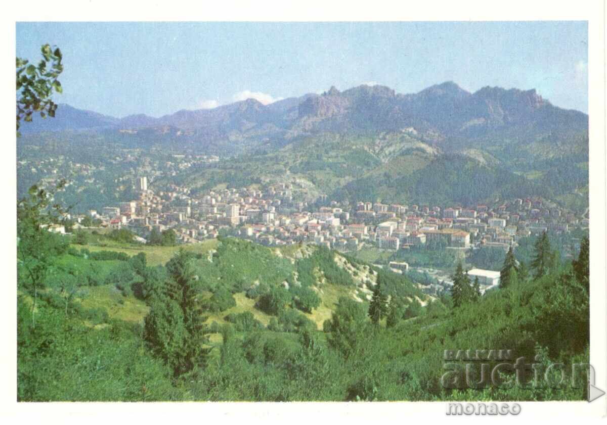 Παλιά καρτ ποστάλ - Smolyan, γενική άποψη Παλιά καρτ ποστάλ - Smolyan, γενική άποψη