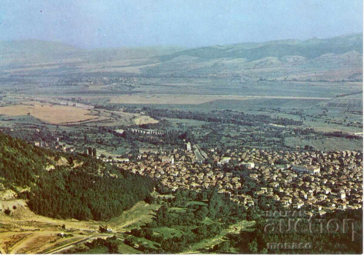 Old postcard - Sapareva Banya, General view Old postcard - Sapareva Banya, General view