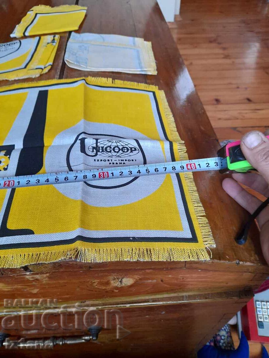 Old cloth tablecloths, Unicoop napkins - 5 Old cloth tablecloths, Unicoop napkins - 5