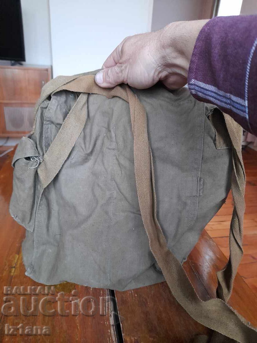 Παράδοση Παλιά τσάντα μάσκας αερίου Παράδοση Παλιά τσάντα μάσκας αερίου