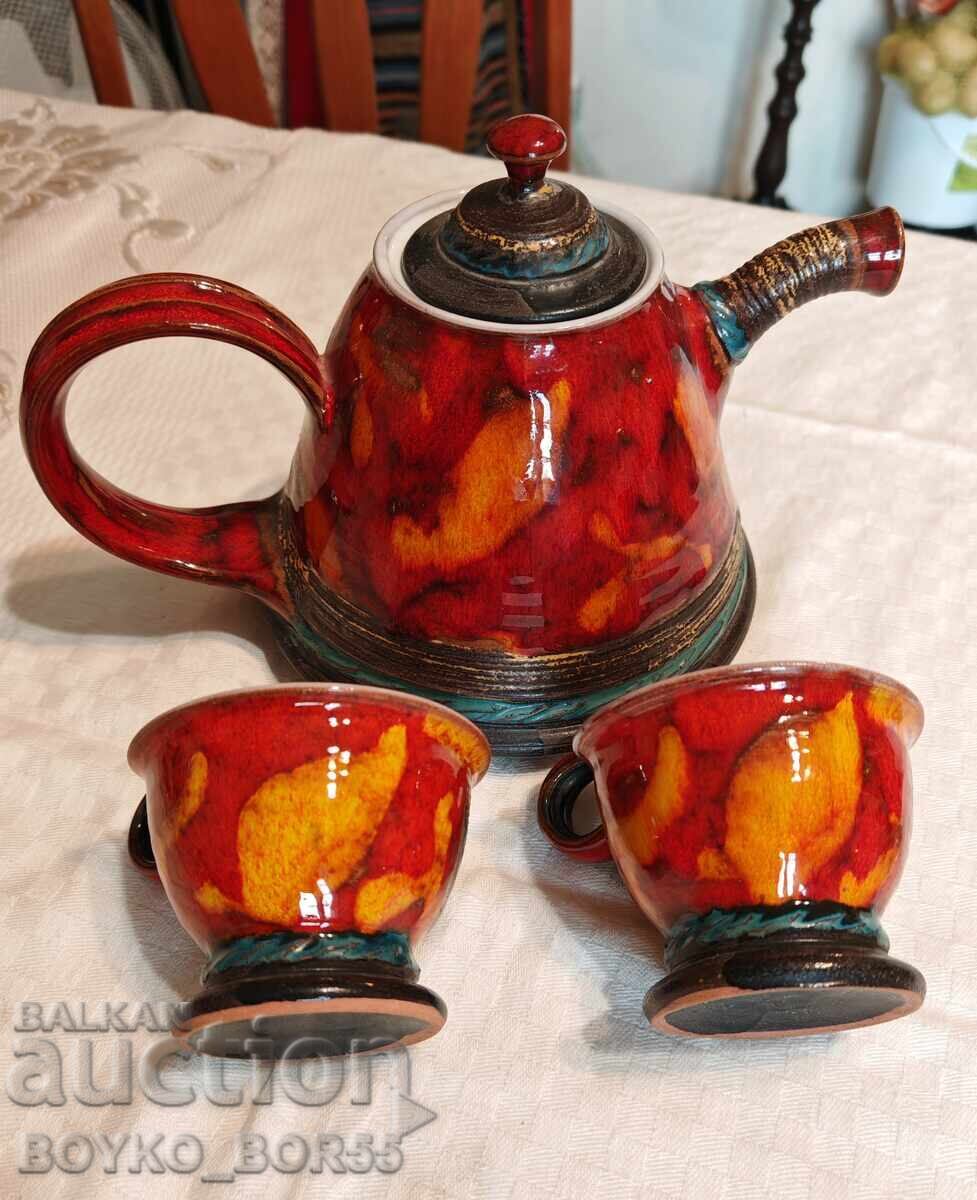 Gorgeous Antique Rare Service hand made DANKO with price 119.00 BGN | € 60.84 Gorgeous Antique Rare Service hand made DANKO with price 119.00 BGN | € 60.84