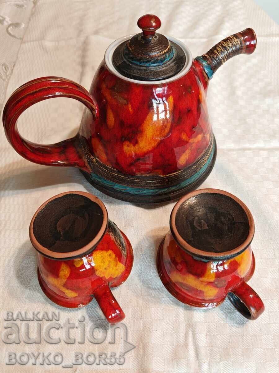 Delivery of Gorgeous Antique Rare Service hand made DANKO Delivery of Gorgeous Antique Rare Service hand made DANKO