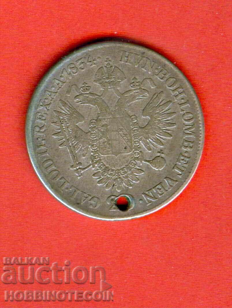 АВСТРИЯ AUSTRIA 20 емисия - issue 1834 F - СРЕБРО СРЕБЪРНА АВСТРИЯ AUSTRIA 20 емисия - issue 1834 F - СРЕБРО СРЕБЪРНА