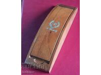 Luxury wooden box with pen and ballpoint pen F.Bartholdi-Italy