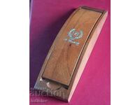 Πολυτελές ξύλινο κουτί με στυλό και στυλό F.Bartholdi-Italy