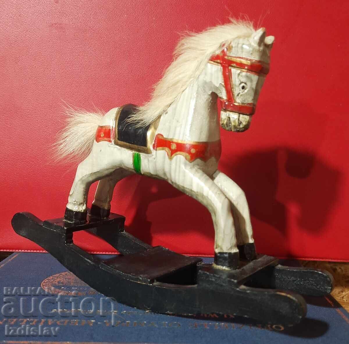 Old rocking wooden horse with price 30.00 BGN | € 15.34
