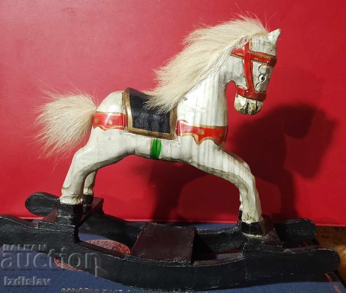 Delivery of Old rocking wooden horse