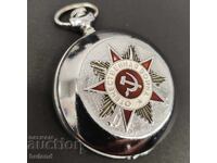 Russian Pocket Watch Lightning Patriotic War Molnija BZC