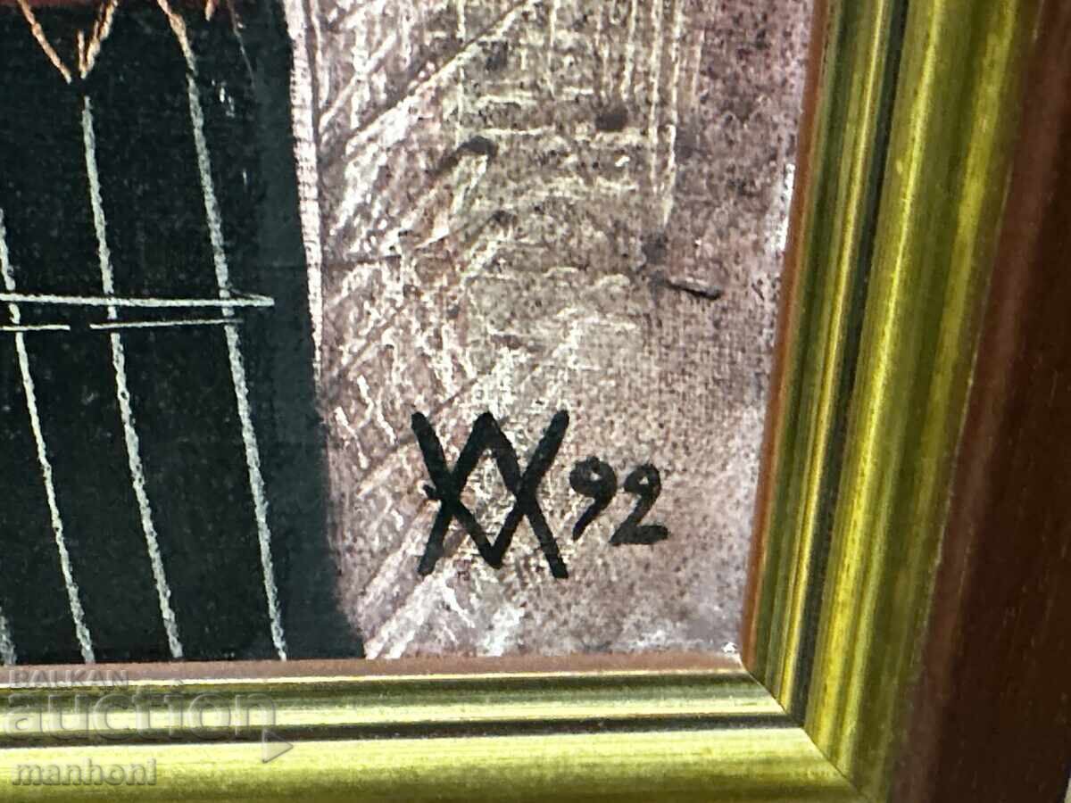 Auction 1624 Vasilka Moneva landscape in Red oil on canvas signed Auction 1624 Vasilka Moneva landscape in Red oil on canvas signed