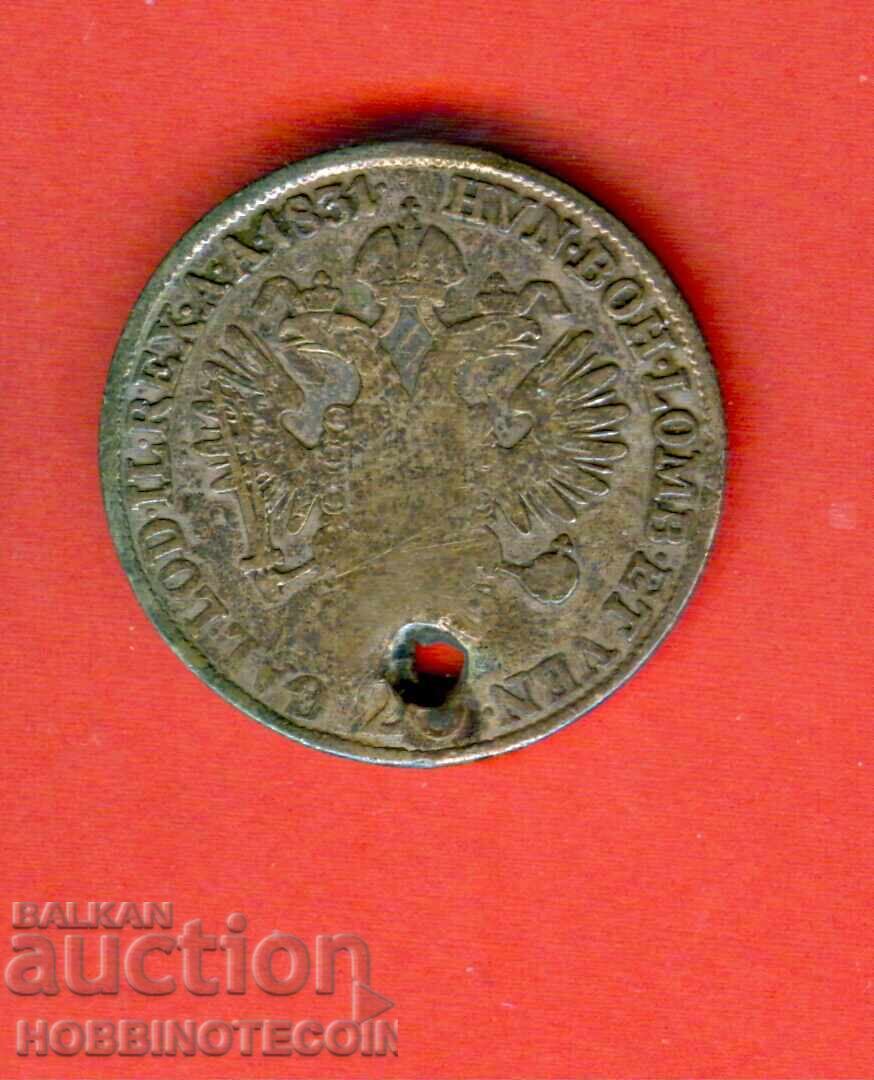 AUSTRIA AUSTRIA 20 issue - issue 1831 A - SILVER SILVER AUSTRIA AUSTRIA 20 issue - issue 1831 A - SILVER SILVER