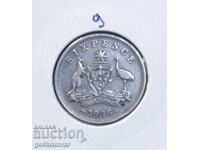 Αυστραλία 6 πένες Ασήμι 1936!