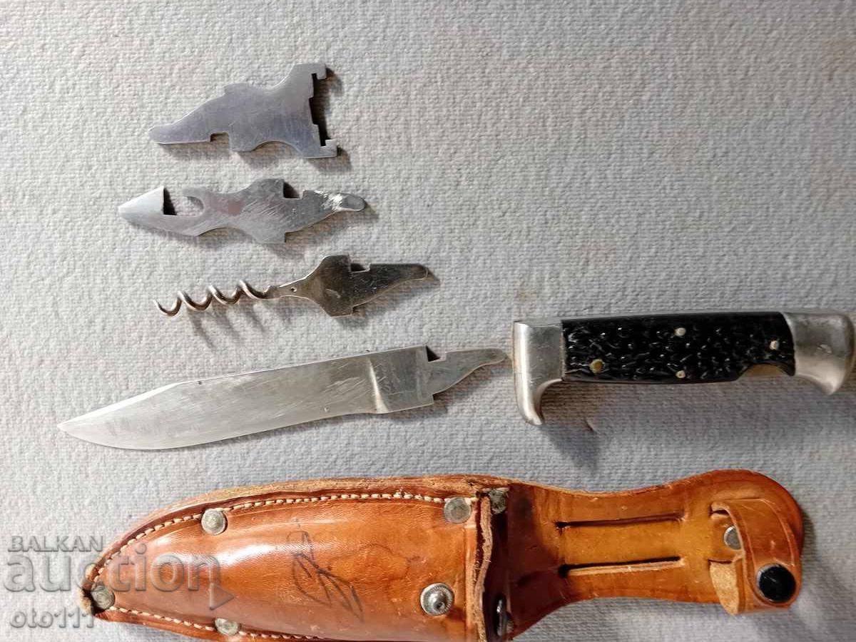 KNIFE WITH INTERCHANGEABLE BLADES - P, DENEV - GABROVO - 6 KNIFE WITH INTERCHANGEABLE BLADES - P, DENEV - GABROVO - 6